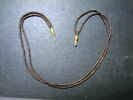 collier à 2 rangs ; perle rondelle  ; perle fusiforme, image 3/3