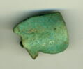 amulette oudjat simple monoface ; amulette oudjat à dos lisse convexe, image 2/2