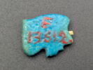 amulette oudjat simple monoface ; amulette oudjat à dos lisse convexe, image 2/2