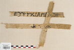 linceul peint  ; bandelette, image 1/2