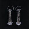 boucle d'oreille ; boucle d'oreille en anneau à pendentif, image 2/2