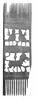 peigne double ; plusieurs fragments recollés, image 3/4