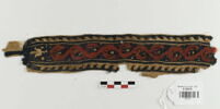 bande décorative d'habillement ; fragment, image 1/4