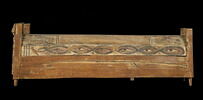 cercueil rectangulaire à poteaux d'angle ; couvercle de cercueil, image 1/15