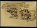 feuillet de codex ; fragment, image 1/5