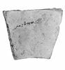 ostracon ; fragment, image 2/2