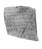ostracon ; fragment, image 1/2