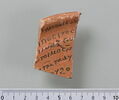 ostracon ; fragment, image 1/2