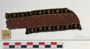 bande décorative d'habillement ; fragment, image 2/2