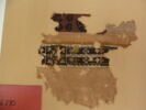 manche d'habit ; bande de poignet ; fragment, image 2/2