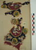 décor de textile ; deux fragments, image 2/2