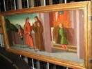 Trois scènes de la vie de saint Jean Gualbert : Jean Gualbert prend l'habit monastique malgré la volonté de son père., image 2/2