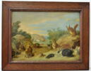 Lapins et taupes dans un paysage, image 1/5