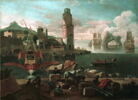 Vue d'un port méridional, image 3/3