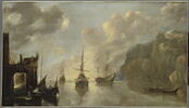 Marine, effet de soleil couchant, image 1/2