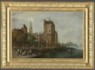 Marché aux poissons dans une ville portuaire ; ou Le Marché aux poissons d'Anvers, image 1/4