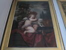 Un Amour et un chien sur un coussin, image 2/2