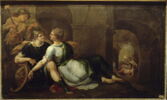 Théagène et Cnémon retrouvent Chariclée dans la caverne, image 1/2