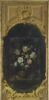 Vase de terre rempli de fleurs, image 1/2