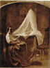 Jeune mère auprès d'un berceau., image 1/3