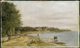 Vue de Strandvejen, aux environs d' Emiliekilde, au nord de Copenhague, image 2/3