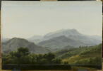 Vue prise de Subiaco, près de Rome., image 1/2
