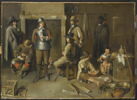 Soldats au repos dans une auberge, image 1/2