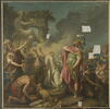 Préparatifs du combat de Pâris et Ménélas, dit aussi Le Serment de Priam et d'Agamemnon, image 1/4