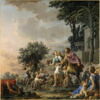 Libéralité de Cimon l'Athénien invitant le peuple à prendre les fruits de ses jardins.(Plutarque, Vie de Périclès), image 1/4