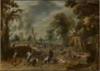 Pillage d'un village dit aussi L’Incendie de Wommelgen près d’Anvers en 1589, image 1/3