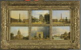 Six petites vues de Paris : Invalides, Place de la Concorde, Arc de Triomphe de l'Etoile, Pavillon de Marsan, Tuileries, Place Vendôme, Passerelle des Arts, image 10/17