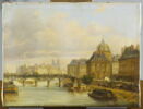 Six petites vues de Paris : Invalides, Place de la Concorde, Arc de Triomphe de l'Etoile, Pavillon de Marsan, Tuileries, Place Vendôme, Passerelle des Arts, image 14/17