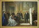 Visconti présente à Napoléon III les plans du 'nouveau Louvre', 1853, image 3/4