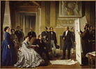 Visconti présente à Napoléon III les plans du 'nouveau Louvre', 1853, image 4/4