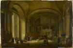 Les marchands d'estampes sous le guichet de la colonnade, image 1/2