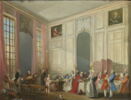 Le Thé à l'Anglaise dans le salon des quatre glaces au temple, avec toute la cour du prince de Conti, image 1/6