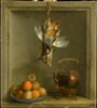 Perdrix rouge, lapin, citrons, oranges et bouilloire, image 1/2
