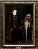 Portrait du nain du cardinal de Granvelle tenant un chien, image 3/4