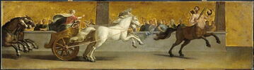 Le centaure Chiron enseigne la course de chars à Achille, image 2/3