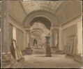 La Grande Galerie du musée du Louvre pendant les travaux, en 1946., image 2/3