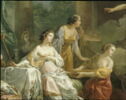 Mercure amoureux de Hersé, change en pierre Aglaure qui voulait l'empêcher d'entrer chez sa soeur, image 4/5