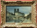 Notre-Dame de Paris vue du quai Saint-Michel avec le Petit Pont, image 2/3