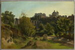 Vue d'Arricia, aux environs de Rome, dans les monts Albains, image 1/3