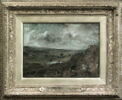 Vue de Hampstead Heath, effet d’orage ou L’Étang de Branch Hill à Hampstead, image 2/2