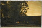 Soleil couchant à Virieu-le-Grand, image 1/6
