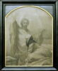 La communion mystique de sainte Catherine de Sienne, dit parfois à tort La communion mystique de sainte Claire. Grisaille inachevée., image 2/3