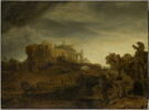 Paysage au château. Vue imaginaire, image 1/4
