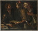 Ésaü vendant son droit d'aînesse à Jacob, image 1/2