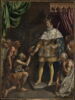 Saint Louis roi de France distribuant les aumônes, image 1/3