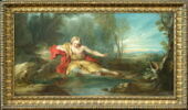 Narcisse contemplant son reflet dans l'eau, image 2/3
